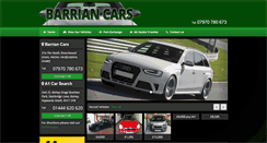 Desktop Screenshot of barriancars.co.uk